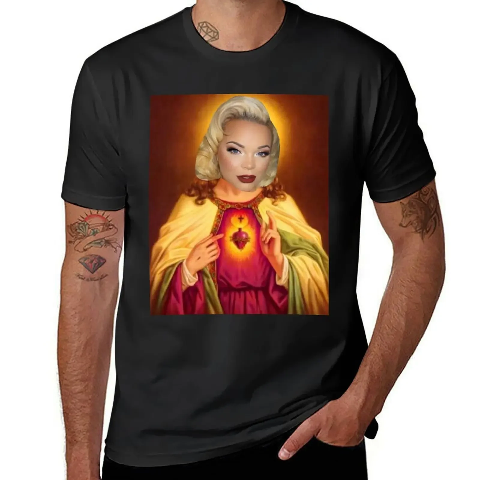 Мужские хлопковые футболки Trisha Paytas футболка Jesus