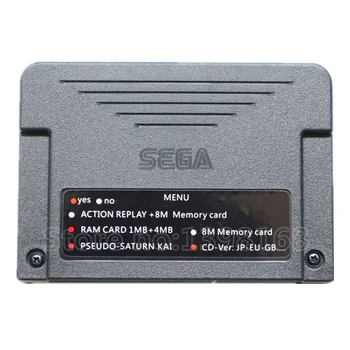 Original New ALL IN One SEGA SATURN SD Card Pseudo KAI Games Video Used with Direct Reading 4M Accelerator Function 8MB Memory 4