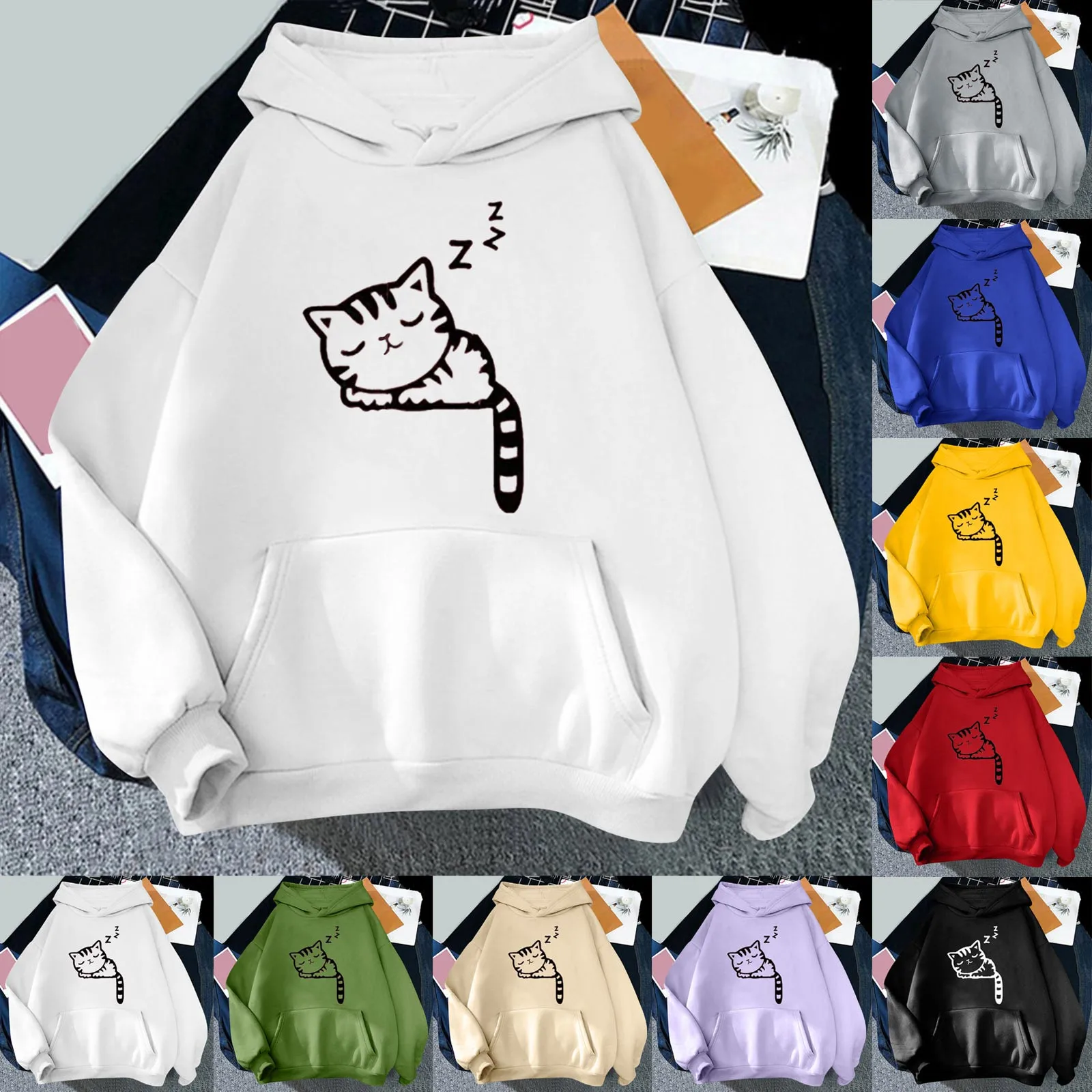 

Женская толстовка с капюшоном и длинным рукавом