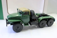 new eac autohistory 1 43 ural 375c truck tractor dark green diecast model for collection gift