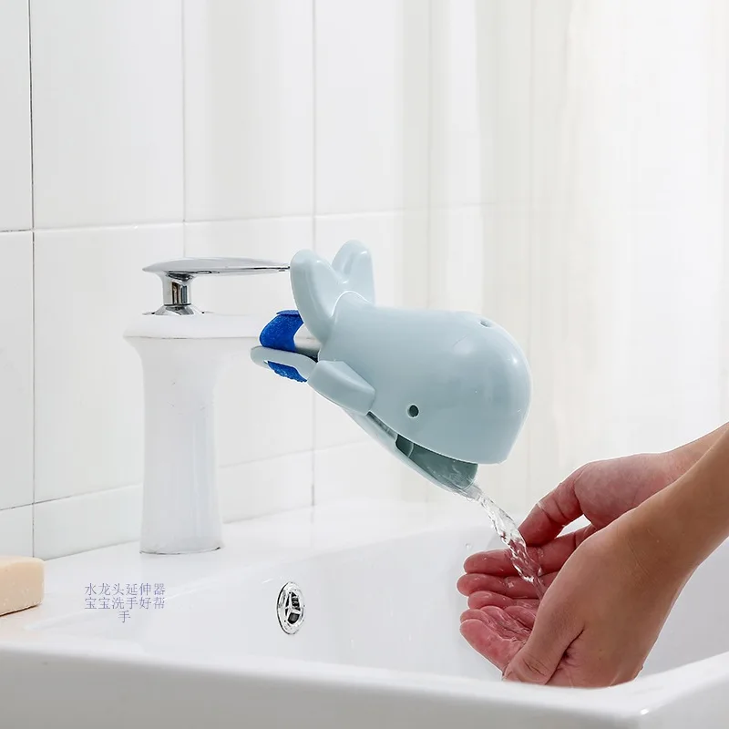 

Cute Whale Faucet Extender Bathroom Accessories Sink Extender for Children Home Accessories Shower Accessories Salle De Bain