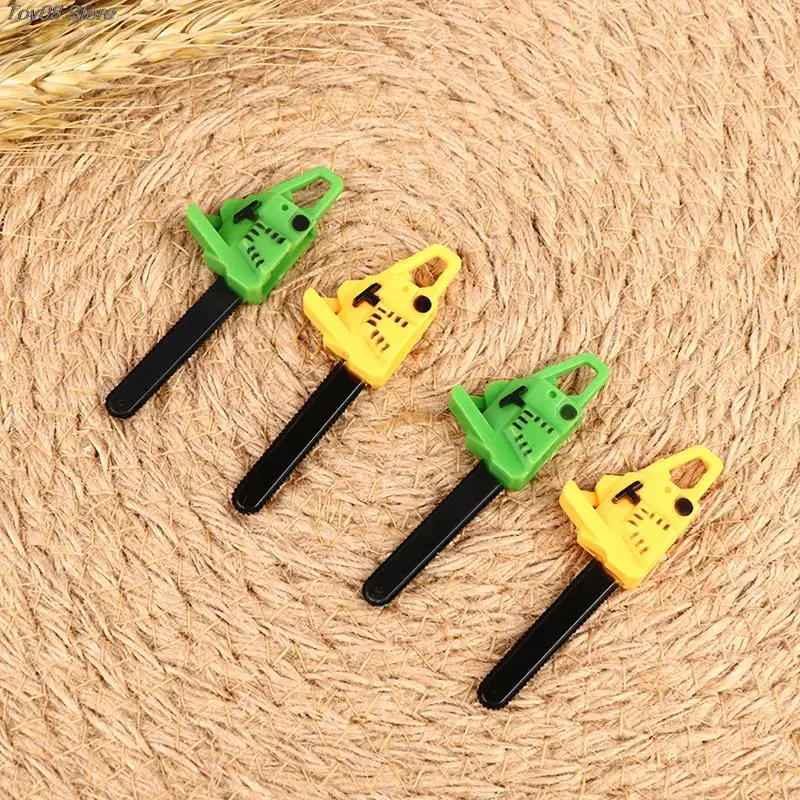

5pcs 7*2.4cm Miniature Repair Hand Tool Saw Simulation tools Chainsaw 1/12 Dolls Houses Miniature Toy