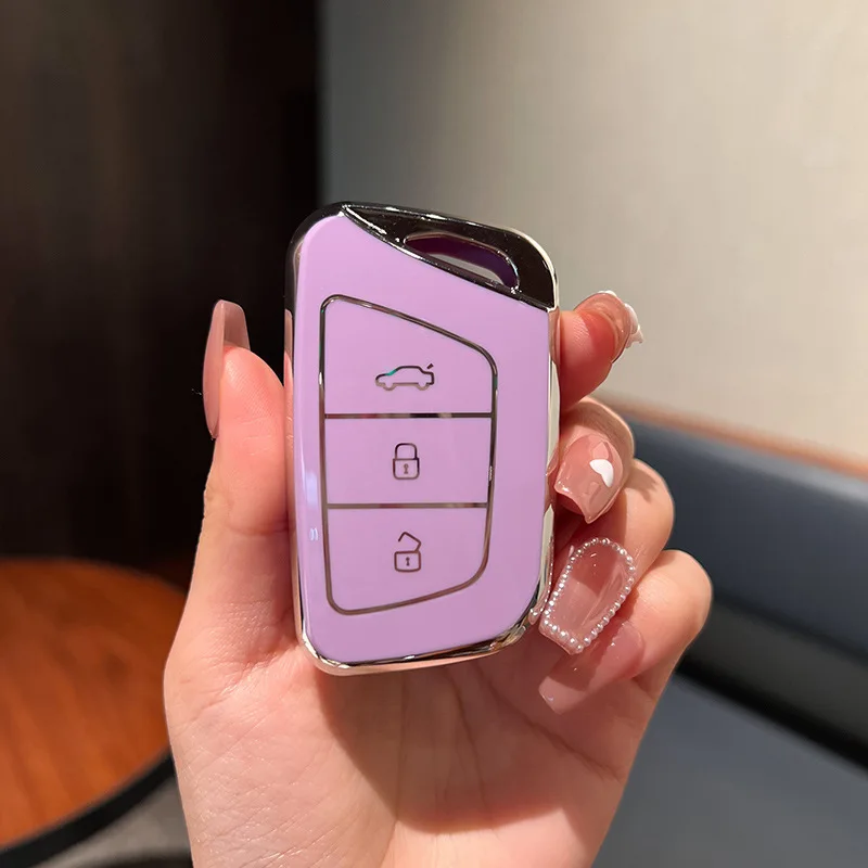 

Чехол для автомобильного ключа из ТПУ, брелок для JAC JIAYUE J7 A5 X4 X7 IC5 IEV7S S3 T8 Refine S4 S7 M6 E20x E40x, защитный брелок, аксессуары