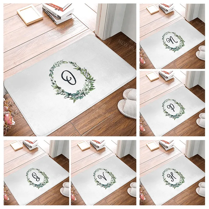 

Anti-slip Bath Mat Bathroom Small Rug Shower Mat letter Home Decor Door Mat Kitchen Mat Bedroom Entrance Room Mats Floor Carpet