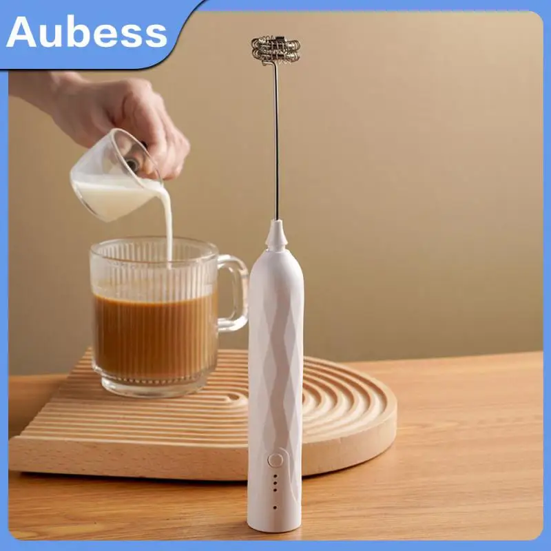 

Multifunctional Whipper Electric Household Mixer Beat Up Cream Agitator Milk Foamer Kitchen Gadgets Usb Rechargeable Frother