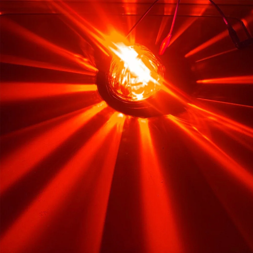 2X Красные линзы из Арбузного стекла фотолампы накаливания старого образа с