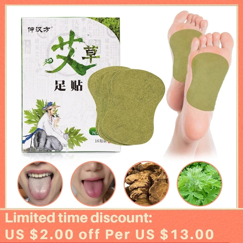 

Self-heating Detox Foot Patches Wormwood Bamboo Charcoal Foot Care Pads Detoxify Toxins Weight Loss Improve Sleep Foot Sticker