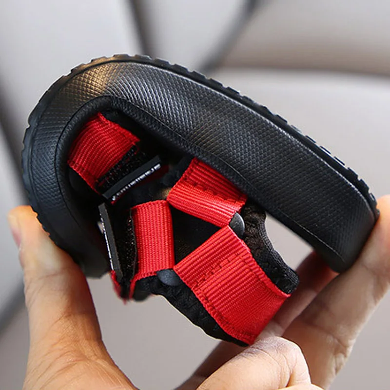 2022 Summer New Canvas Sandals Boys Girls Soft Soled Anti-Slip EVA Children Kids Shoes Summer Beach Sandals