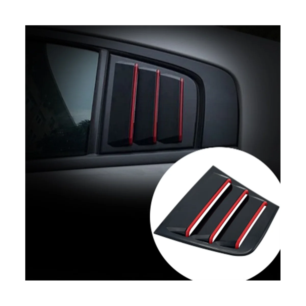 Автомобильная внешняя боковая вентиляционная задняя панель окна для Dodge Warhorse