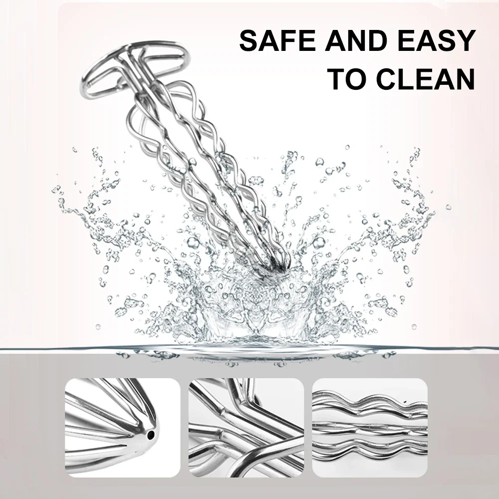 BlissStar Металлический анальный массажер 6 шариков