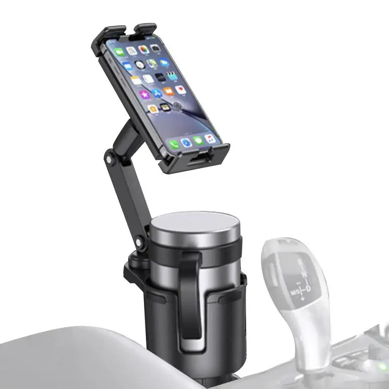 

Cup Phone Holder For Car 2-in-1 Cup Holder Cradle Car Mount For Cell Phone Car Cup Holder Expander For Coffee Phone Bottles