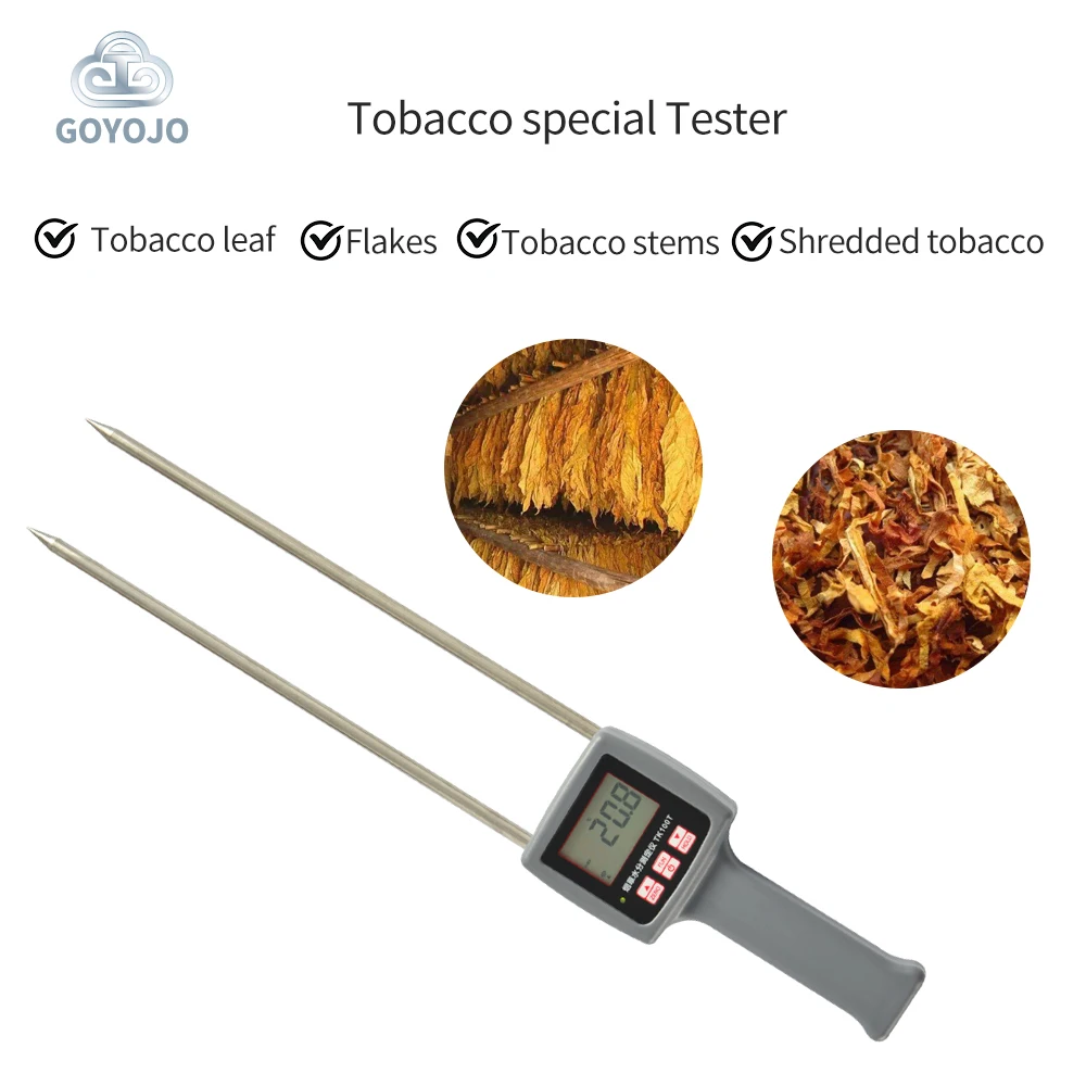 

Potable Moisture Meter Analyzer Digital Powder Tobacco Leaf Tester TK100T