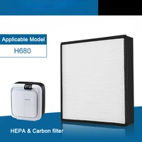 a681 hepa carbon filter for boneco hybrid humidifier air purifier h680 replacement highly efficient particle filter