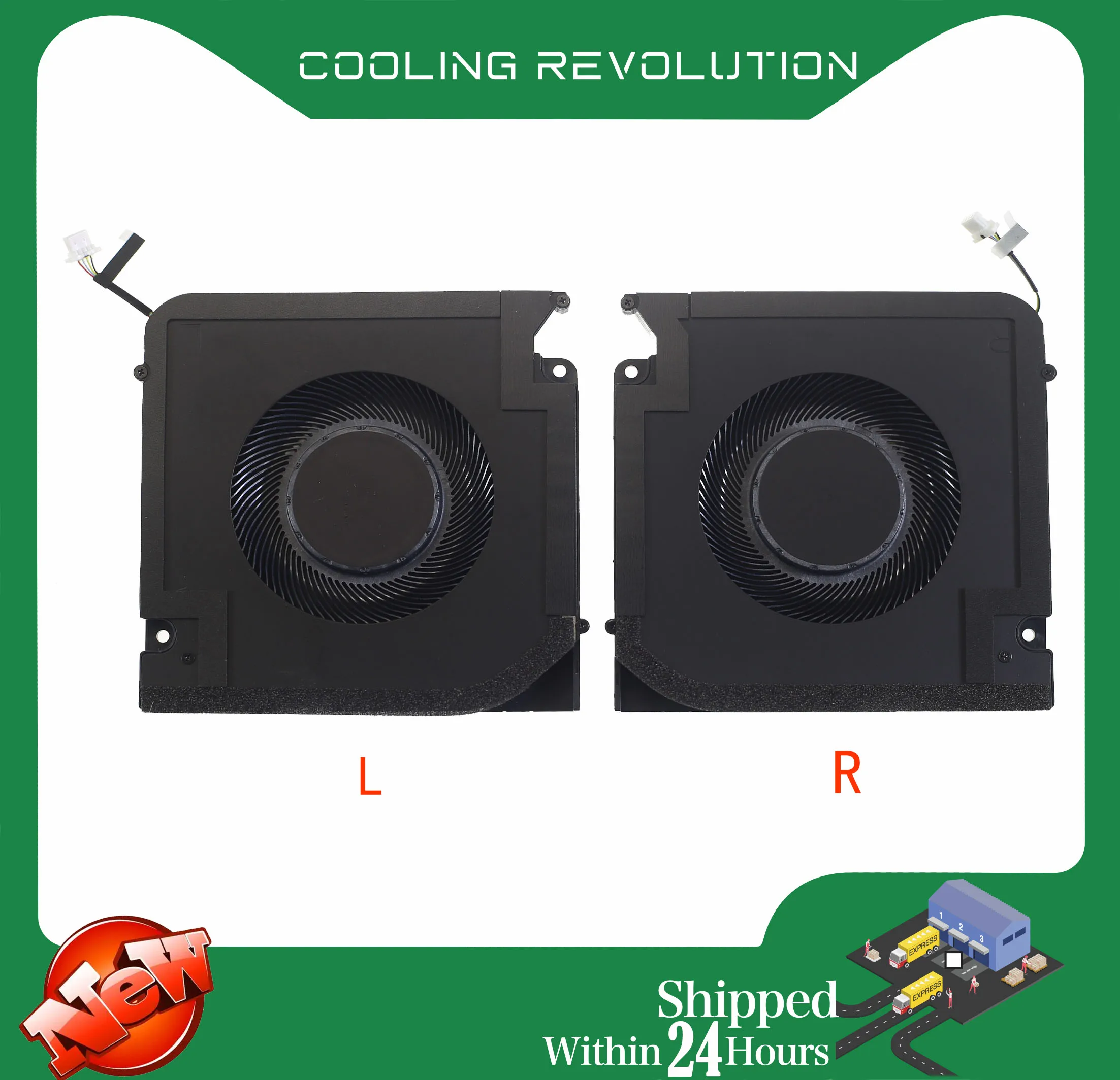 Вентилятор охлаждения ЦП и ГП для Dell Precision 5680