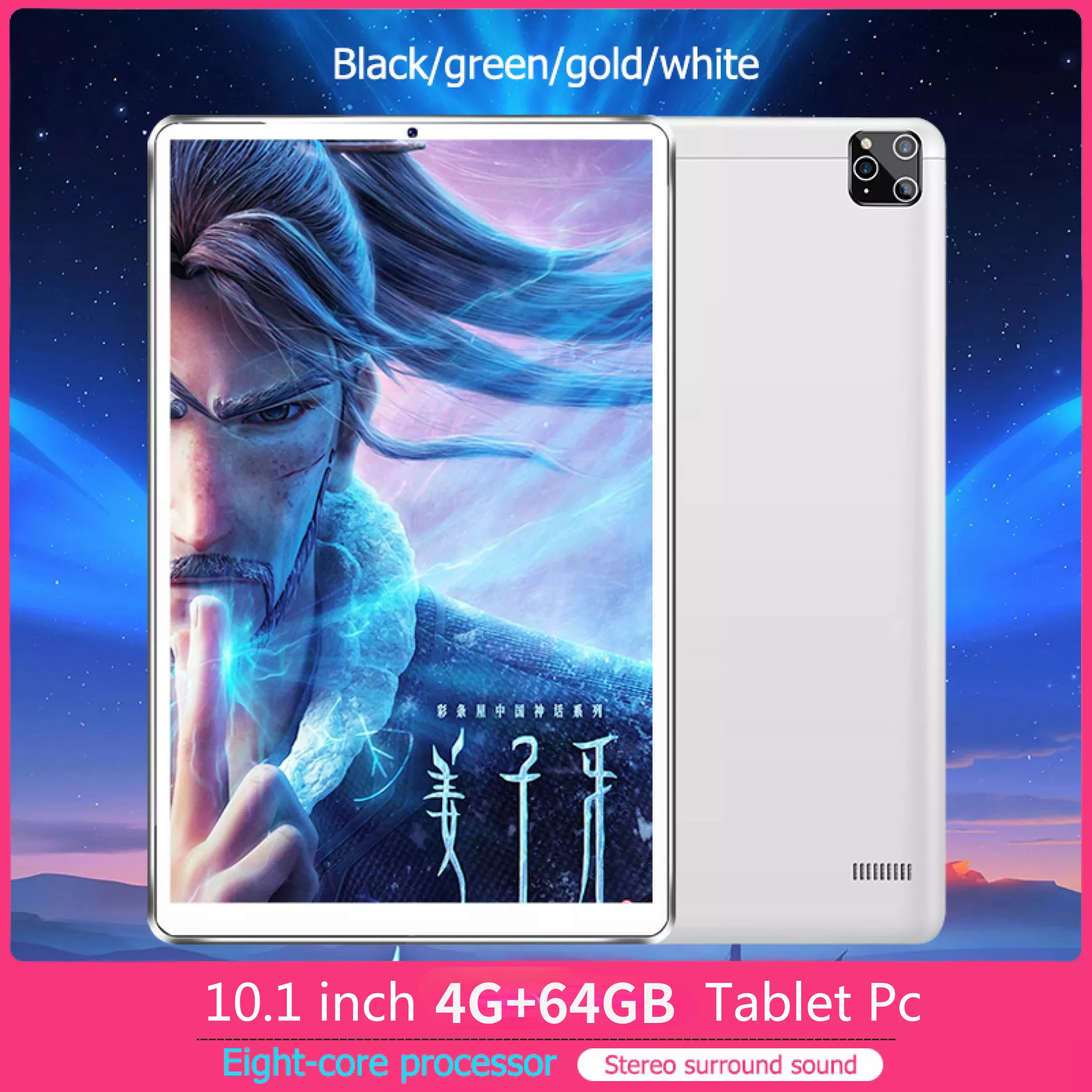 2023 Original Tablet 10.1 Inch Android 9.0 Octa-Core 4G Dual SIM Card Smartphone Tablet 4GB 64GB IPS WIFI Bluetooth GPS Mini Pc