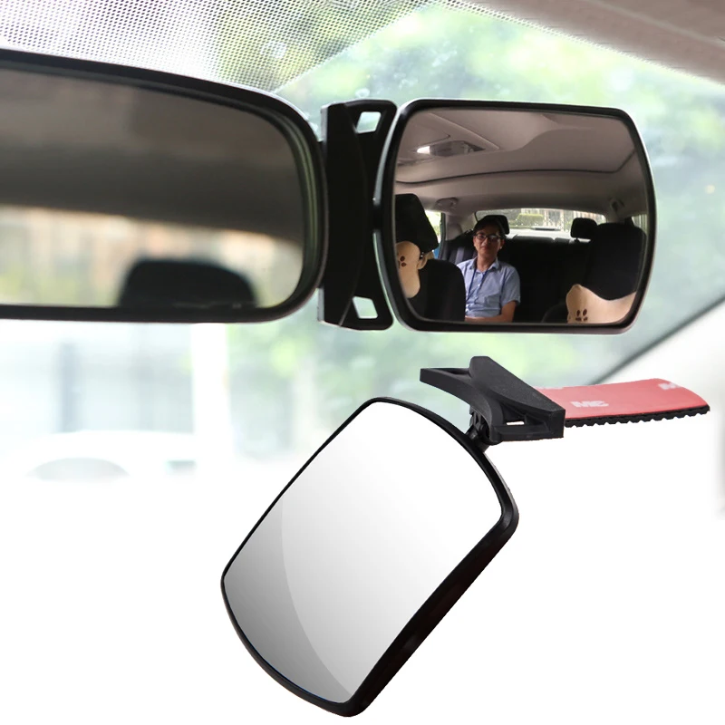 

Adjustable Car Inside Auxiliary Rearview Mirror Convex Mirror Seat Back Rear View Auxiliary Auto Interior Decoration Accessories