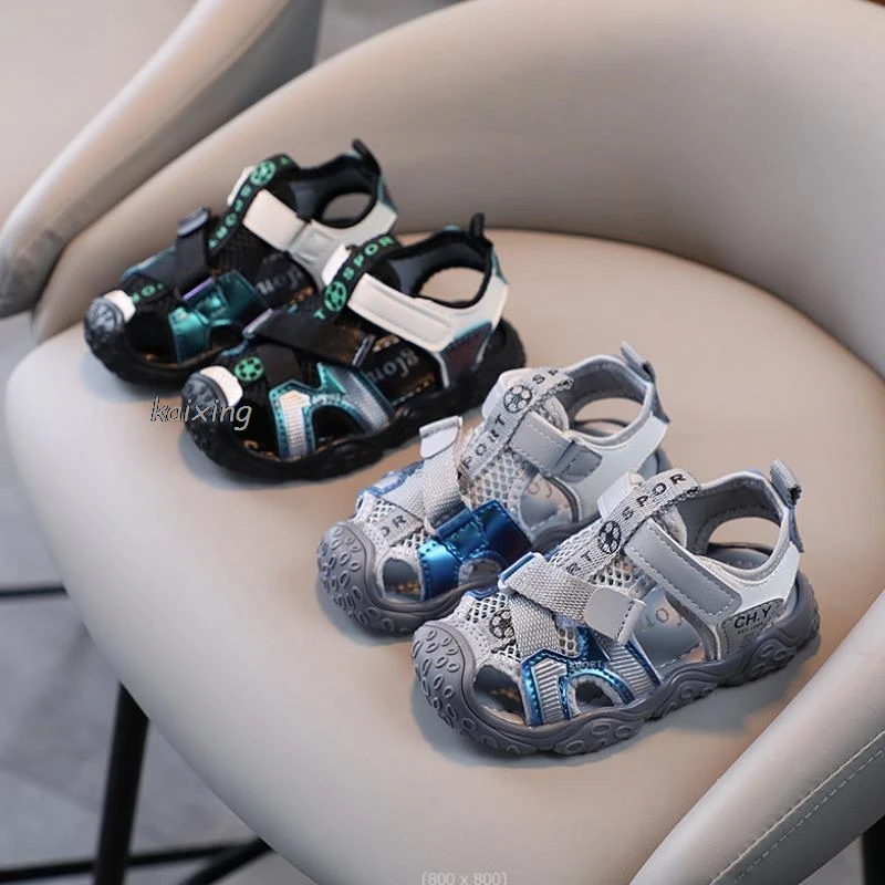Модные детские спортивные сандалии обувь для отдыха на открытом воздухе