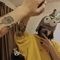 Вязаная шапочка робота Бендера#1