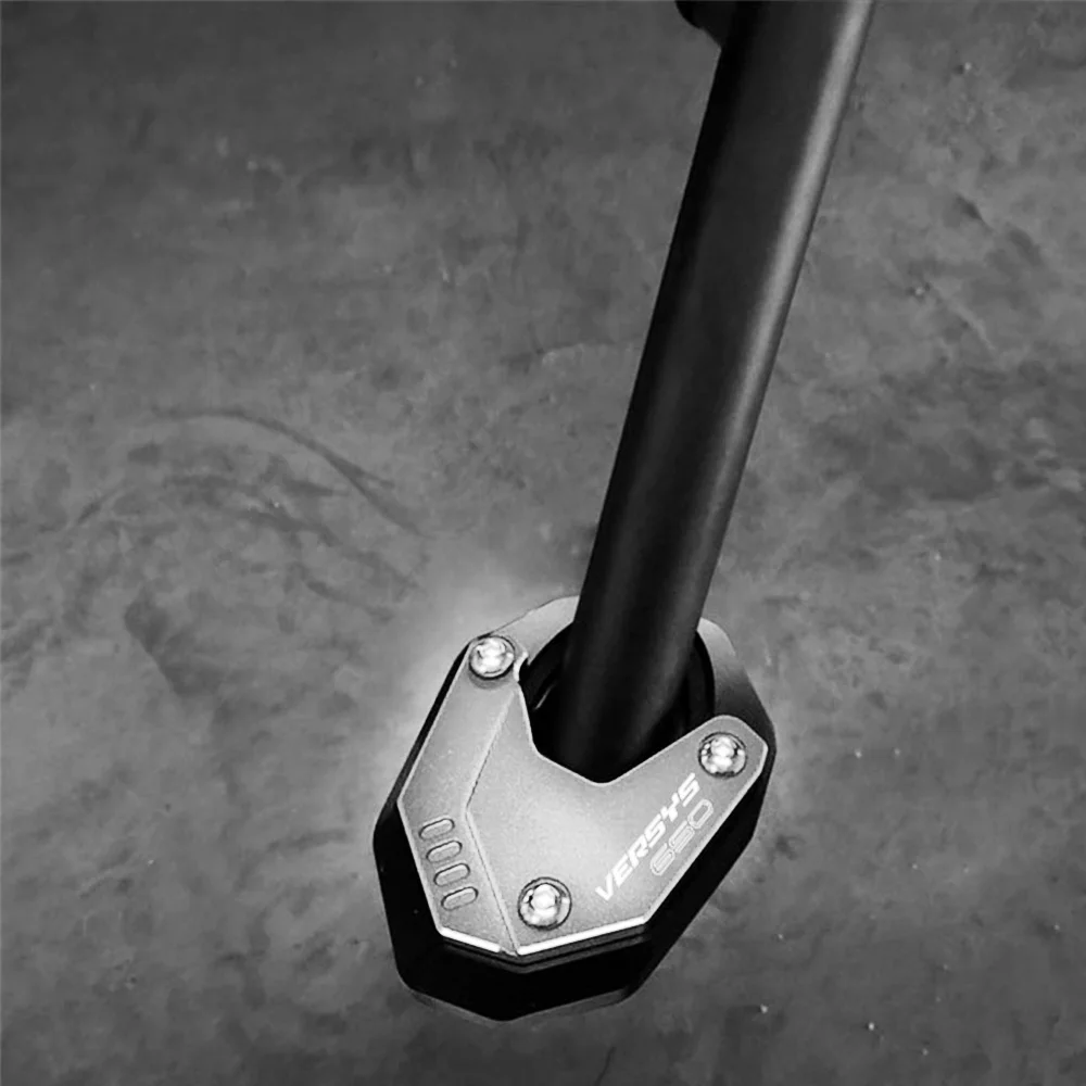 

For KAWASAKI Versys 650 2016 2017 2018 2019 2020 2021 Motorcycle Kickstand Foot Side Stand Extension Pad Support Plate Enlarge