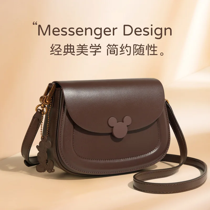 Стильная и уникальная сумка через плечо Disney с Микки Маусом шоколадного цвета для