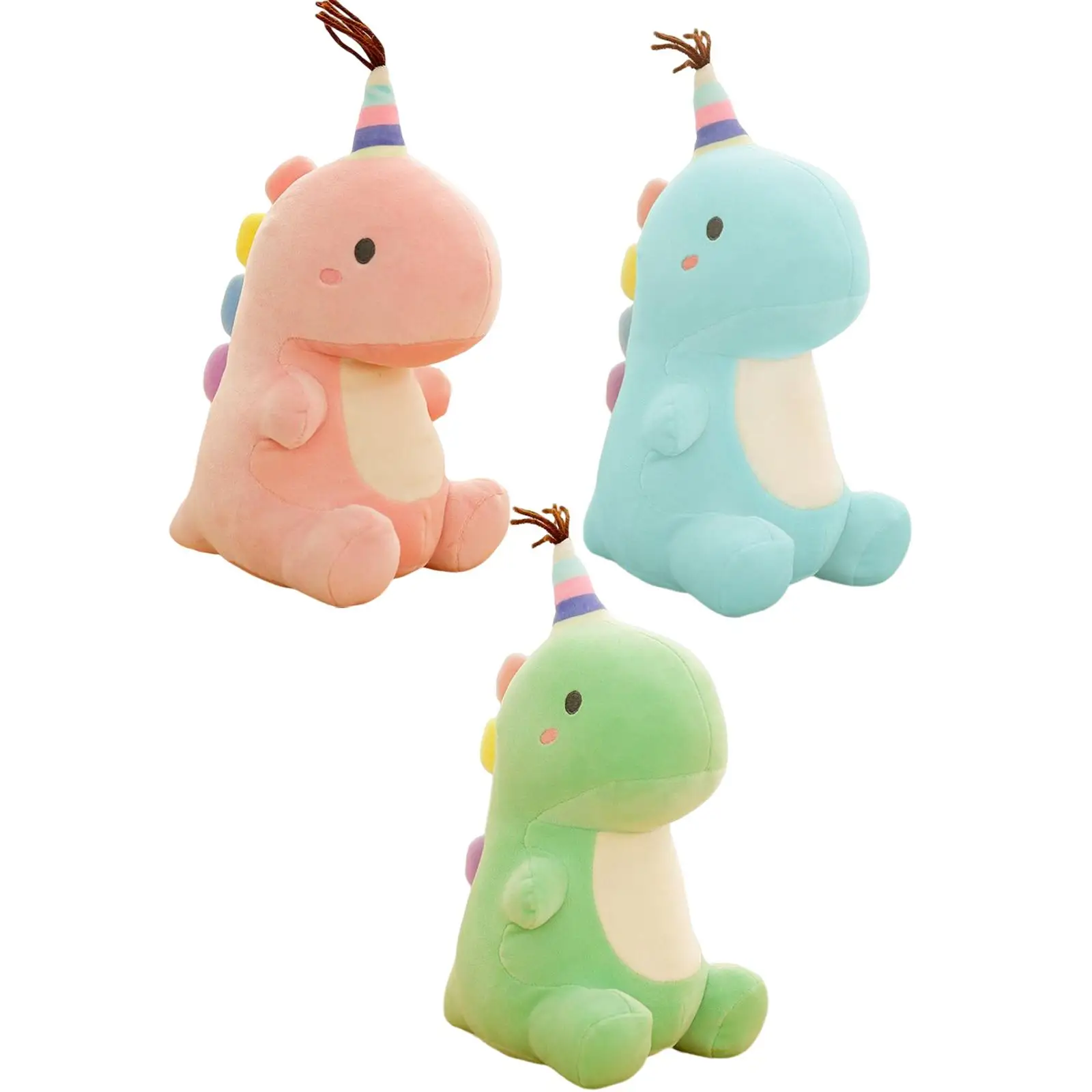 

Cute Dinosaur Plush Toy Home Decor Kids Adults Soft Toy Stuffed Doll Collection Christmas Gifts Huggable Cushion Children
