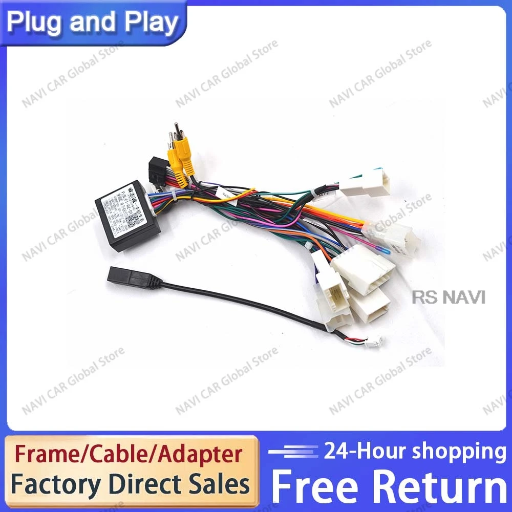 Автомобильный радиоприемник Canbus декодер для Toyota Highilander Camry FT-RZ-02 Fortuner Avanza Rush жгут