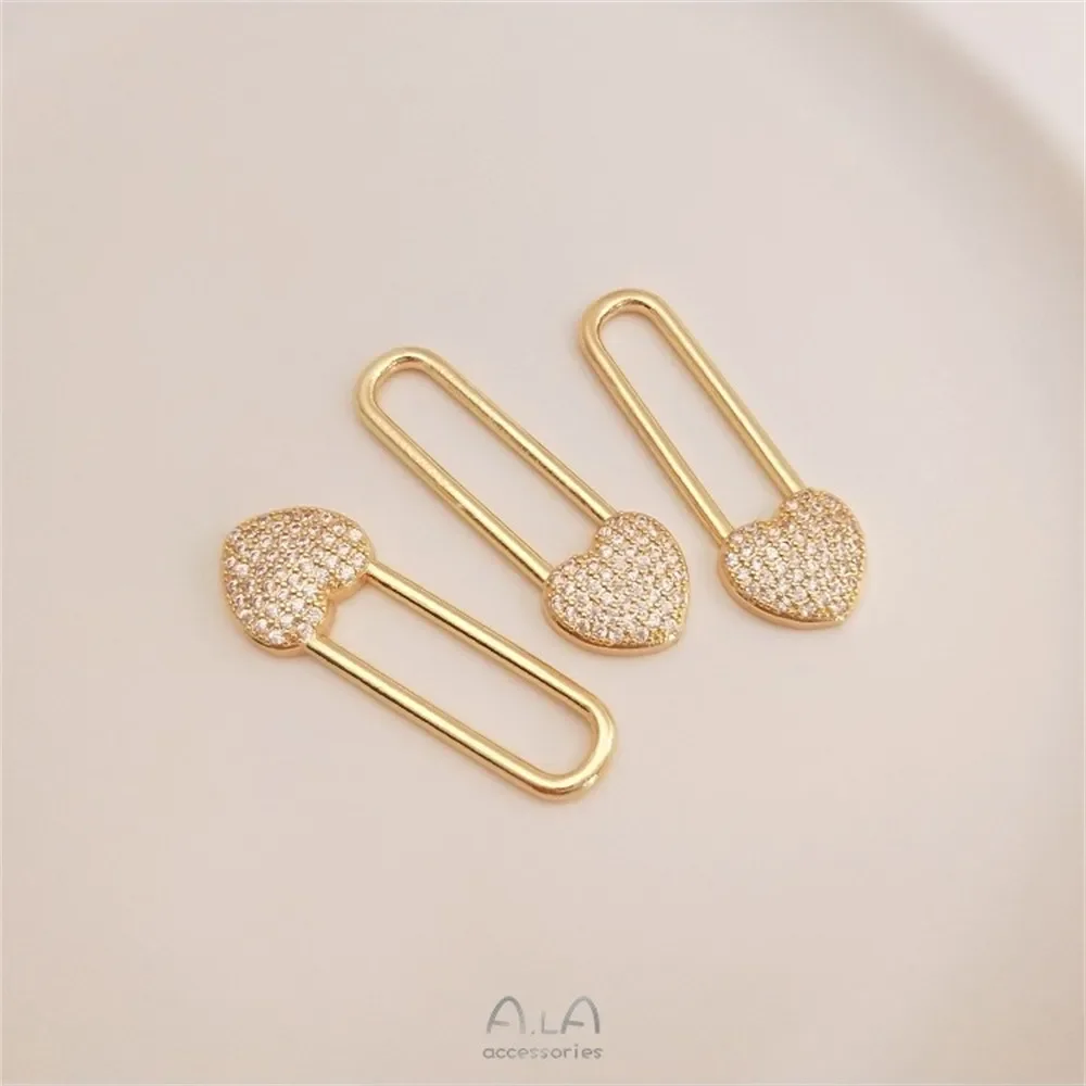 Покрытие из настоящего золота 14 карат с медным покрытием инкрустированное