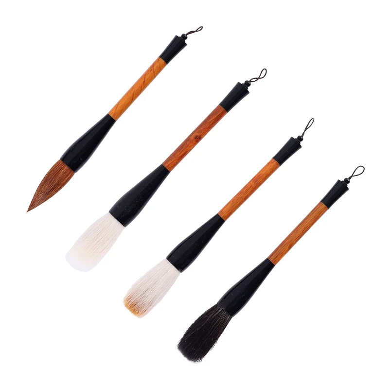 

Professional Calligraphy Brush Pen Professional Chinese Calligraphy Pen 4 Brushes for Beginner Adult Calligraphy Writing