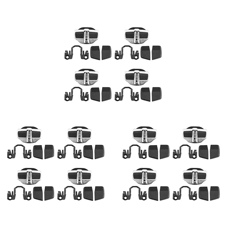 

12 Sets TRD Door Stabilizer Door Lock Protector Latches Stopper Cover For Lexus All Series ES GX460 LC LS LX NX RX UX