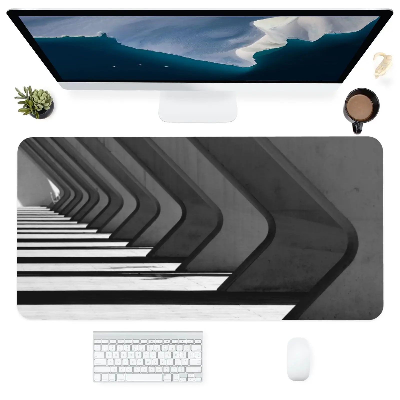 

Free Shipping Black Creative Abstract Keyboard Mat Gaming Desk Mats Cute Mouse Pad Deskpad Gaming for Office Home Computer