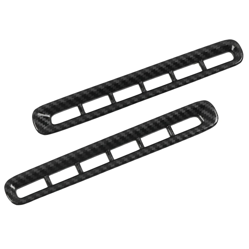 

Car Styling 2PCS ABS Carbon Fiber Interior Door Air Vent Outlet Cover Trim for Dodge Charger 2015-2020 Accessories