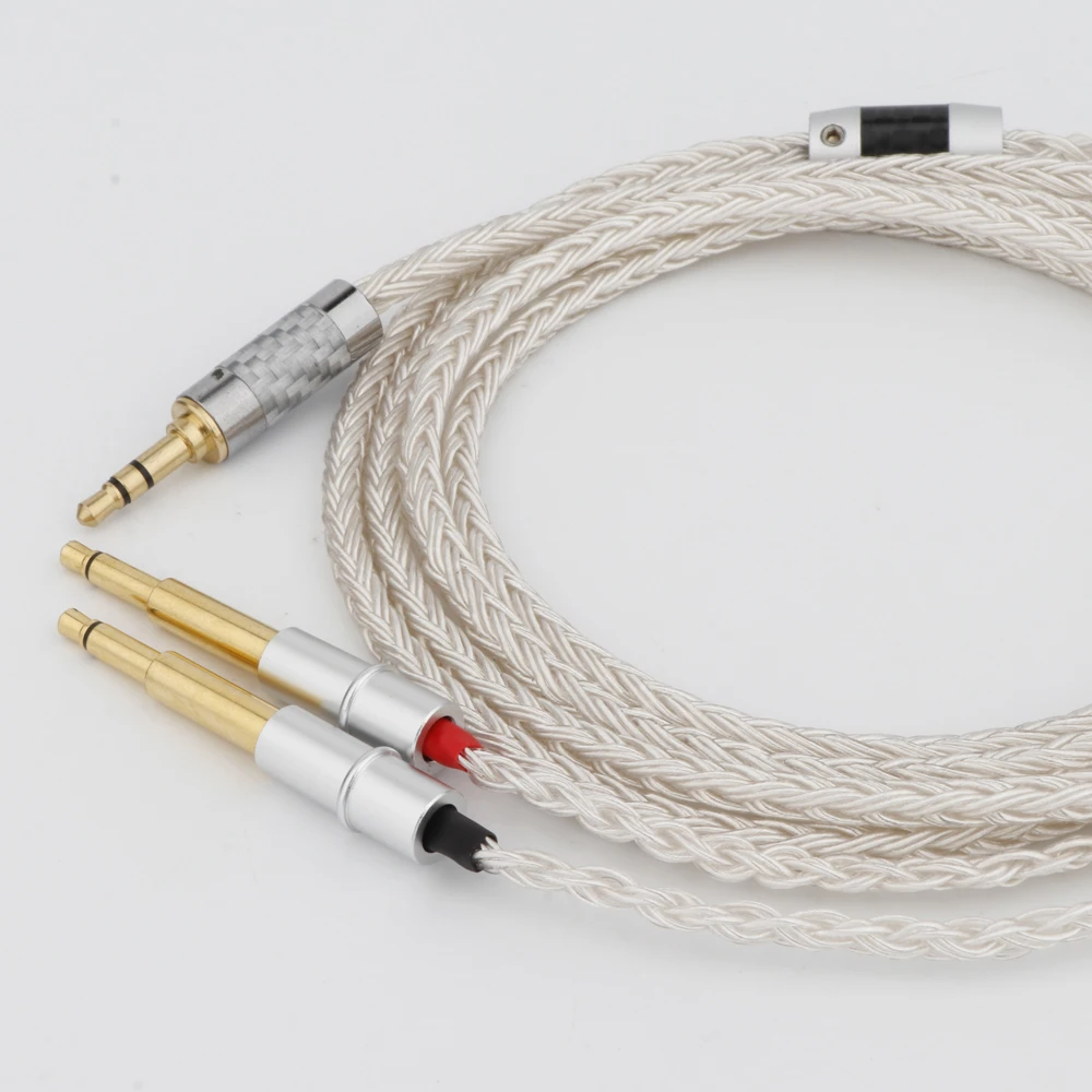 

16-ядерный OCC посеребренный кабель для наушников Meze 99 Classics NEO NOIR гарнитура наушники