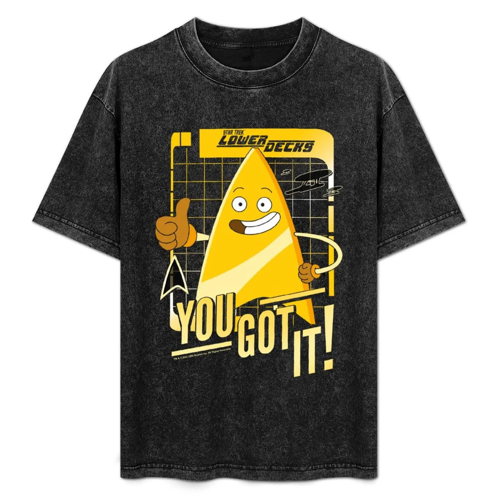Star Trek: Lower Decks Badgey футболка с вдохновляющим плакатом одежда больших размеров