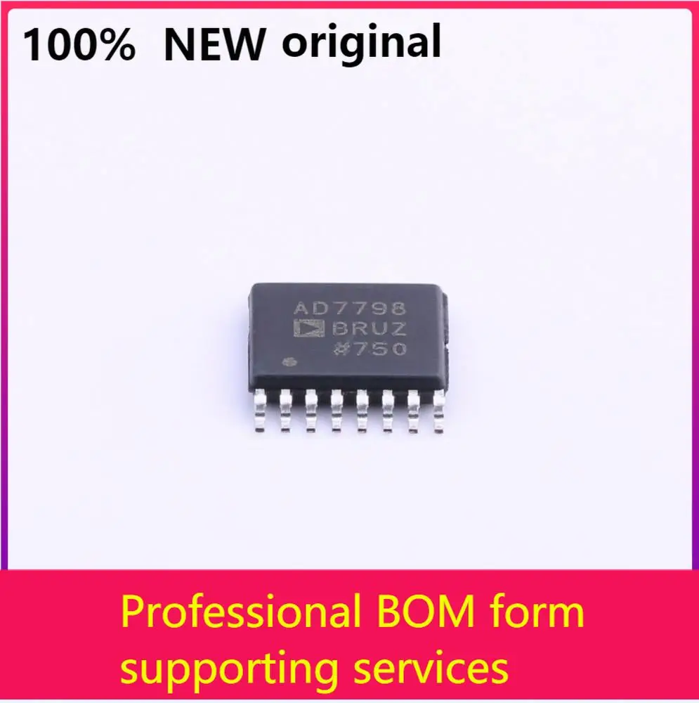 

AD7798 3-Channel Single ADC Delta-Sigma 470sps 16-bit Serial 16-Pin TSSOP Tube AD7798BRUZ100% original