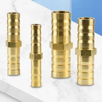 metal brass straight hose quick connector coupling tap adapter 68101219mm irrigation watering water gun pipe gas oil fuel