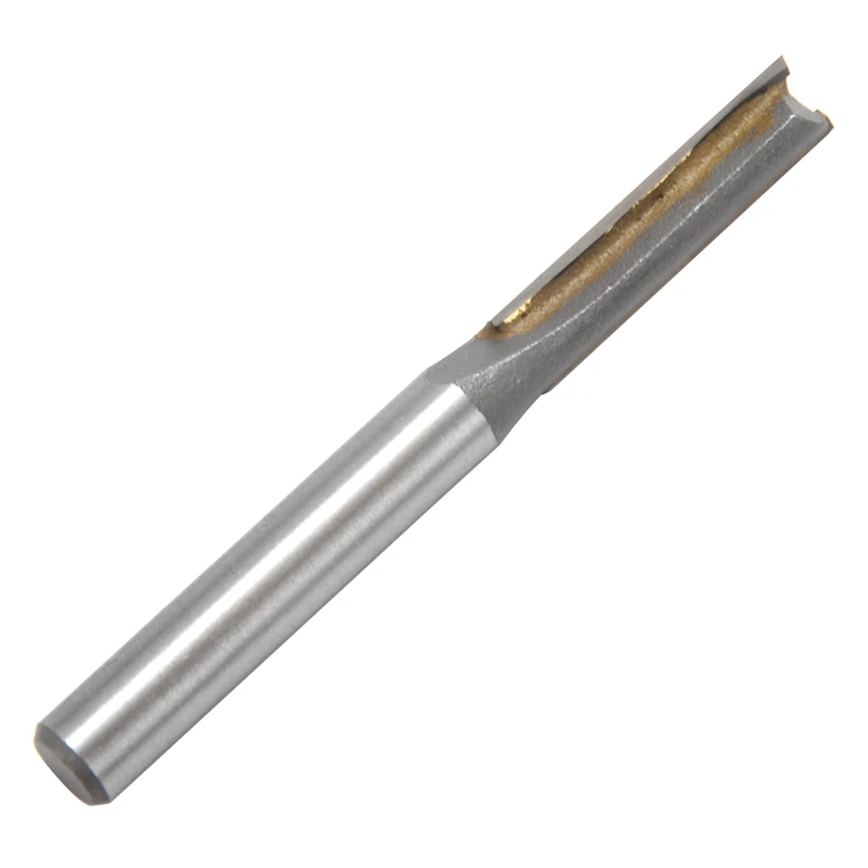 

1/4-Inch Shank 1/4-Inch Cutting Dia Double Flute Carbide Tipped Cleaning Bottom Router Bit Cutter