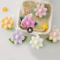 1pc ins aromatherapy flower candle romantic cute soy wax aromatherapy scent relaxing birthday wedding party gift home decoration