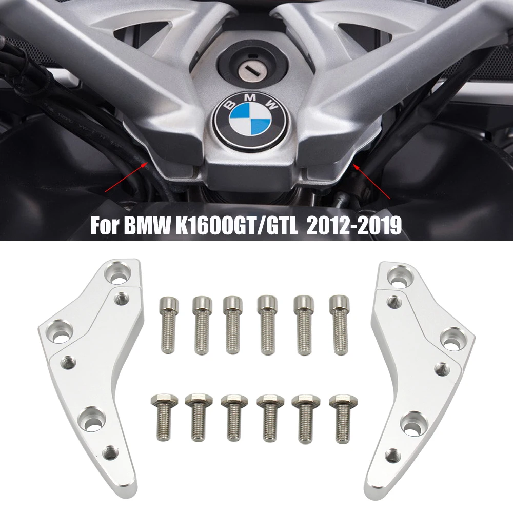 

Handle Bar Riser For BMW K1600GT K1600GTL K 1600 GT GTL Grand America Handlebar Height up Moves Backward Adapter Clamp 2012-