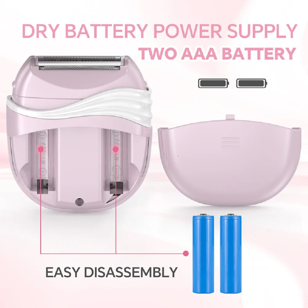 Женский Электрический эпилятор бритва для зоны бикини подмышек ног удаление