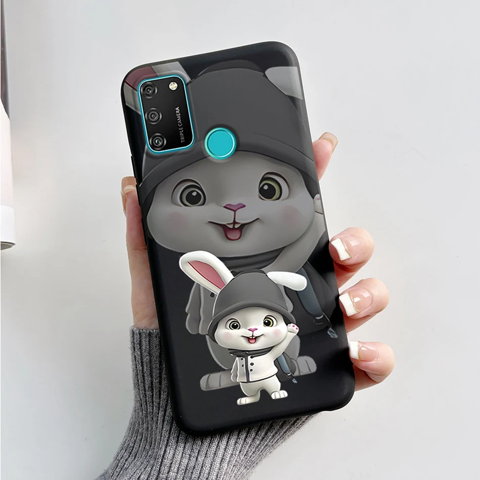 Чехол для Huawei Honor 9A телефонный чехол с милым медведем мультяшная лягушка мягкая