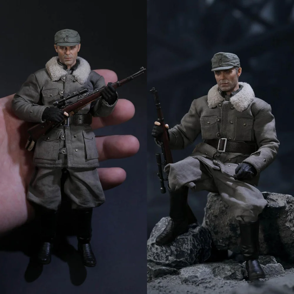 

Poptoys Cms013 1/12 Male Soldier WWII Series German Sniper Colonel Konin Full Set 6 Inches Action Figure Model Toys