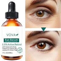 retinol anti wrinkle eye serum eye bags removal dark circles essence brighten whitening anti puffiness eye skin care product