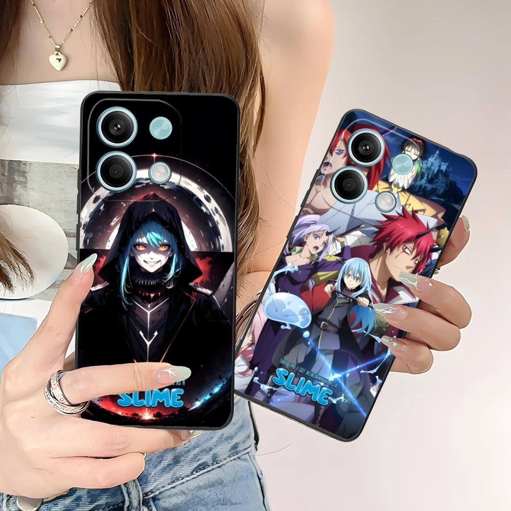 Чехол для мобильного телефона Slime Tensura Rimuru Xiaomi POCO M6 M5 M4 M3 X6 X5 X4 X3 F6 F5 F4 F3 F2 C40 Pro GT 5G