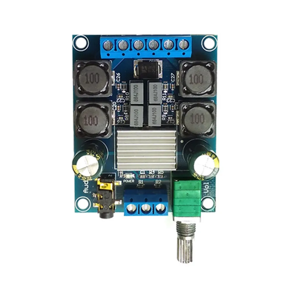 Плата усилителя мощности 50Wx2 DC4.5-27V TPA3116 D2 двухканальная плата цифрового стерео