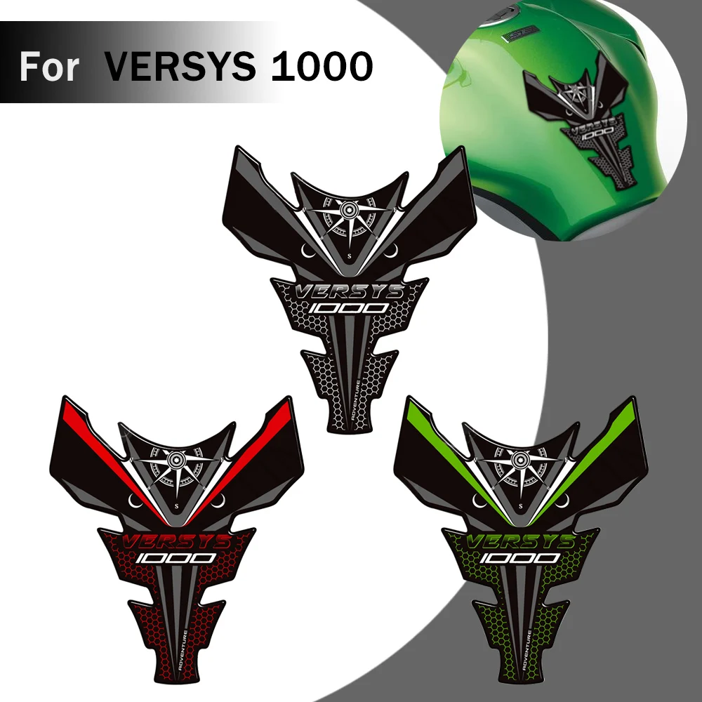Фото Для Kawasaki VERSYS 1000 SE LT мотоциклетный бак Pad, боковой комплект для газа, мазута, багажника на колено, чехлы для багажа, наклейки на лобовое стекло, протектор №1