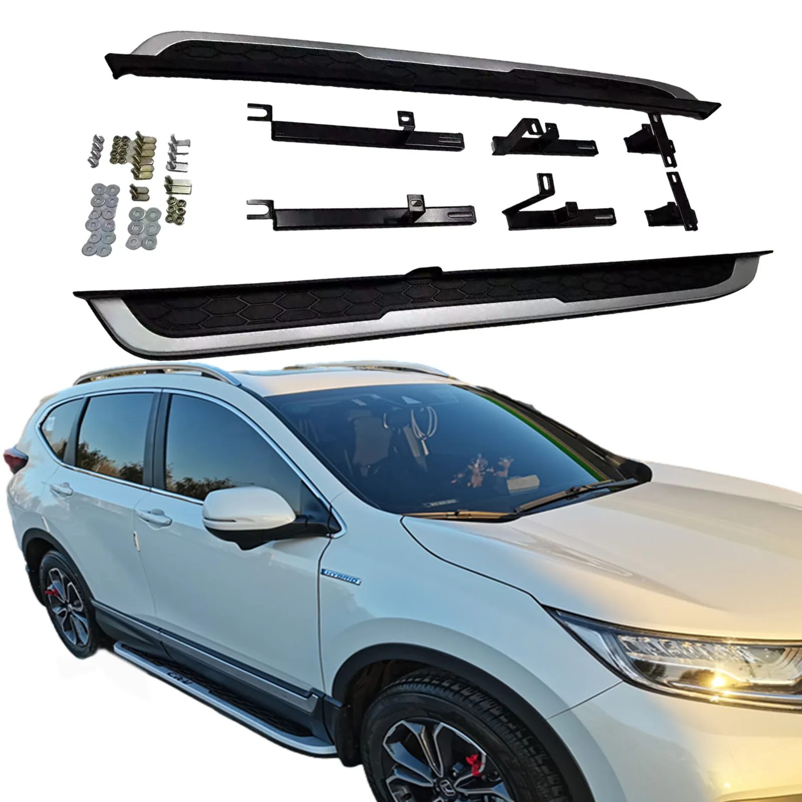 

Froyar Running Boards Side Steps Compatible with Honda CRV 2018-2022-2023 CR-V Side Steps Nerf Bar