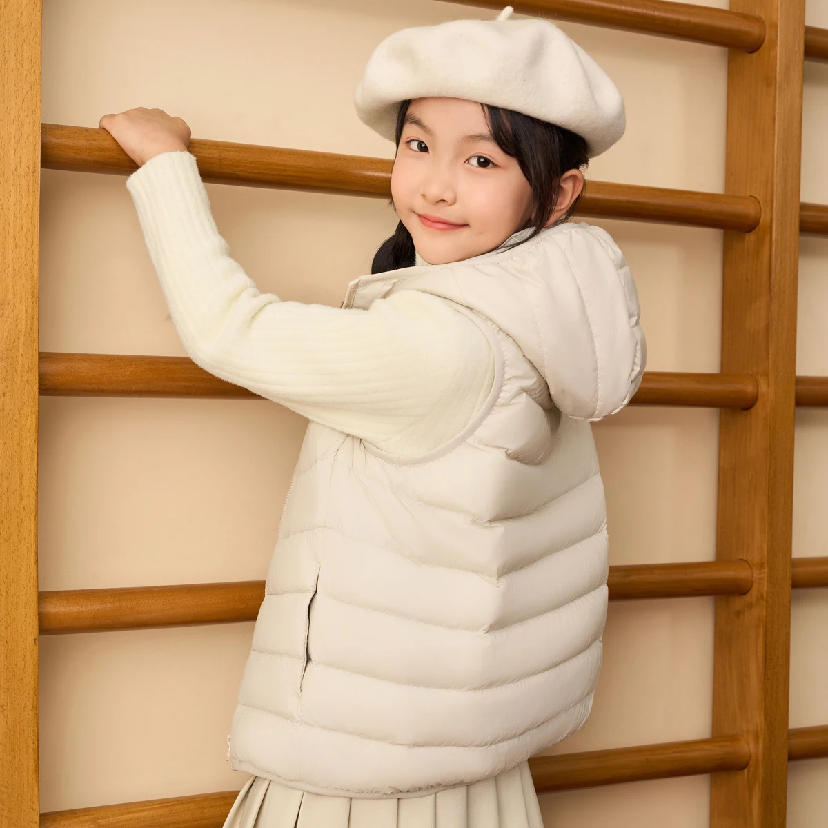 BOSIDENG 2024 новый зимний жилет 90% утиный пух водонепроницаемый ветрозащитный пуховой