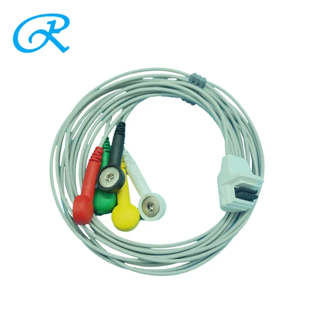 Кабель Мортара H3 + Holter morтара 9293-036-51 5-проводной кабель ЭКГ