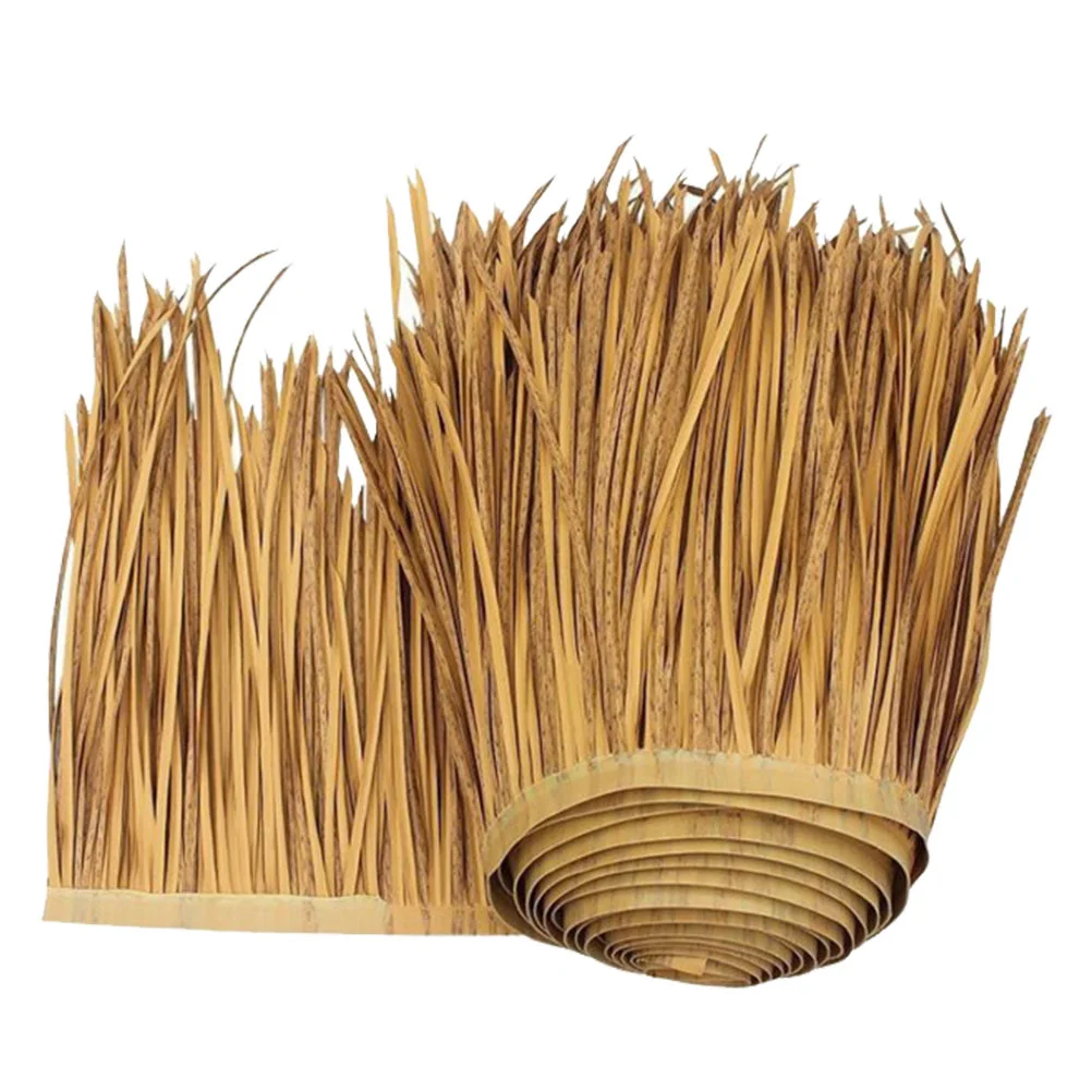 

Straw Roof Material Deck Decor DIY Straw Roof Garden Thatch Roofing Carpet Trim Decorate Tiki Hut Thatch