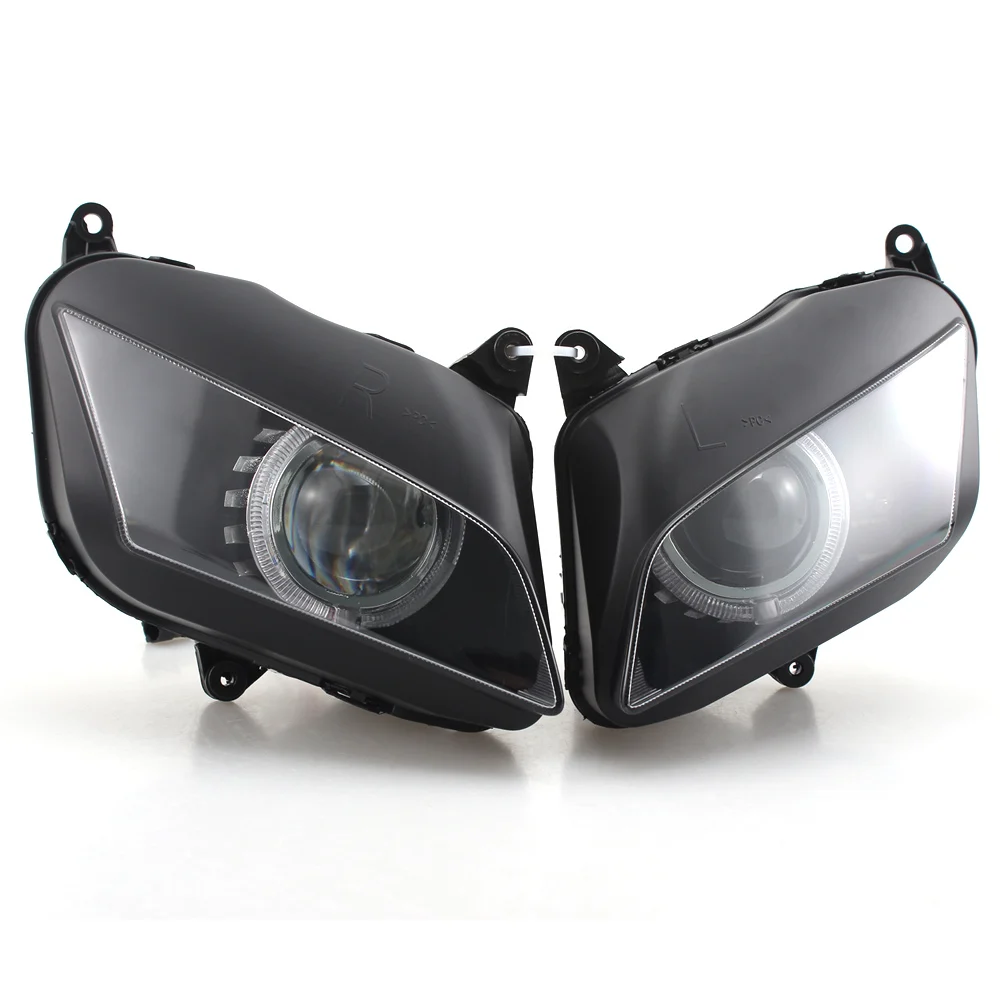 Индивидуальная сборка фар проектора 35 Вт HID белые ангельские голубые глаза